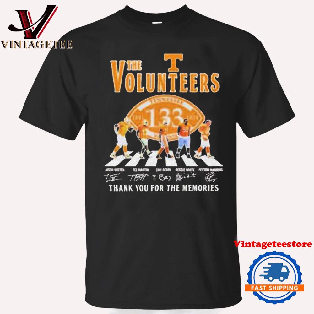 Tennessee Volunteers Celebrating 133 Years Of The Memories Vintage T Shirt