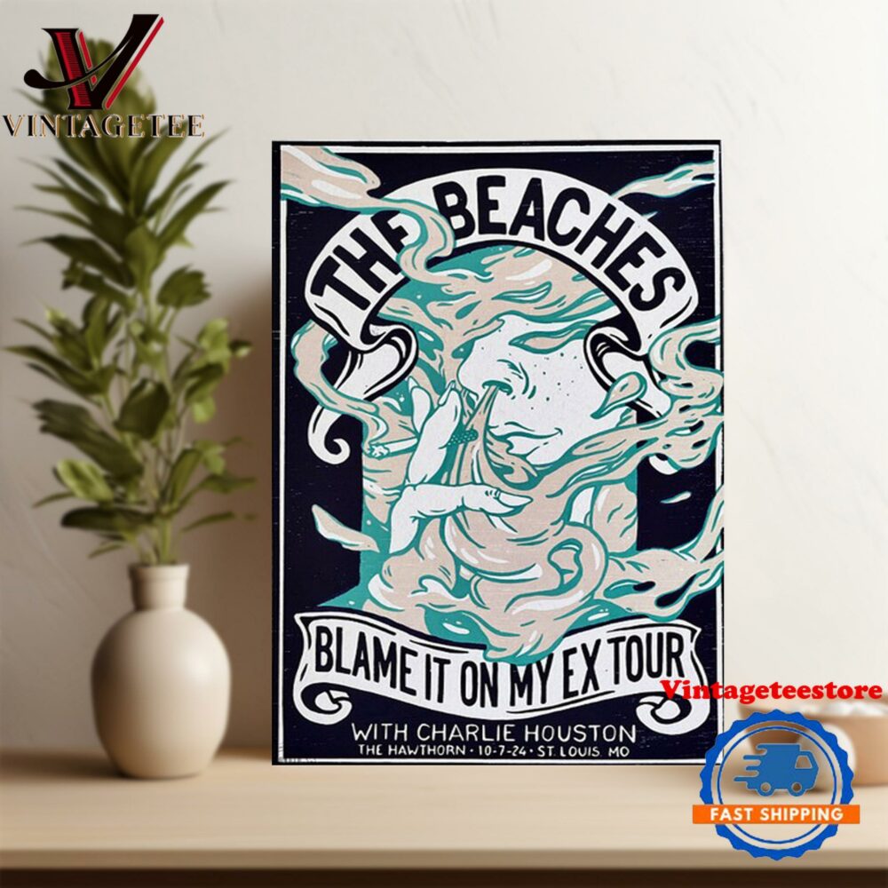 The Beaches At The Hawthorn In St Louis, MO On Oct 7 2024 Show Poster Canvas Art