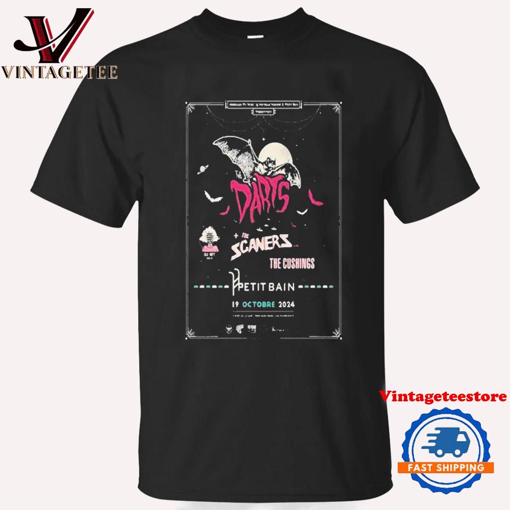 The Darts At Petit Bain On October 19 2024 In Paris France Vintage T Shirt