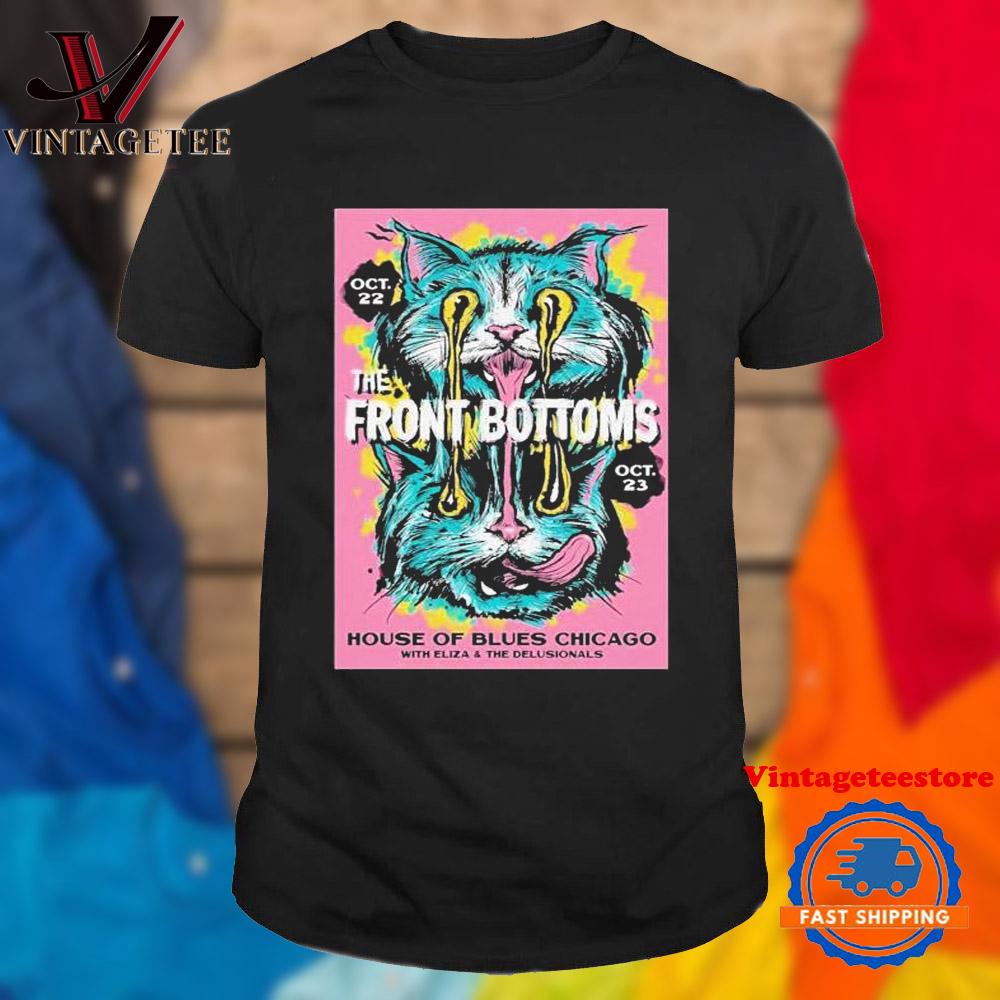 The Front Bottoms October 22-23 2024 House OF Blues Chicago Vintage T Shirt