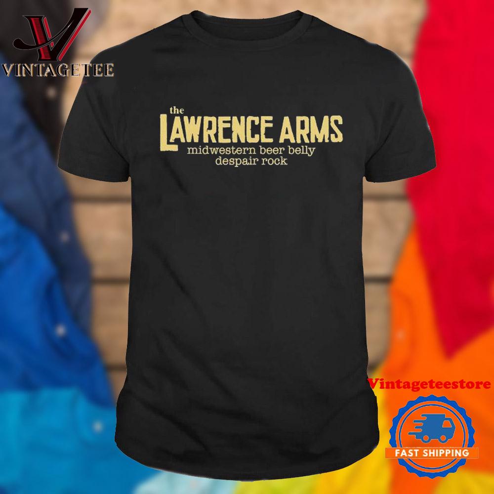 The Lawrence Arms Midwestern Beer Belly Despair Rock Vintage T Shirt