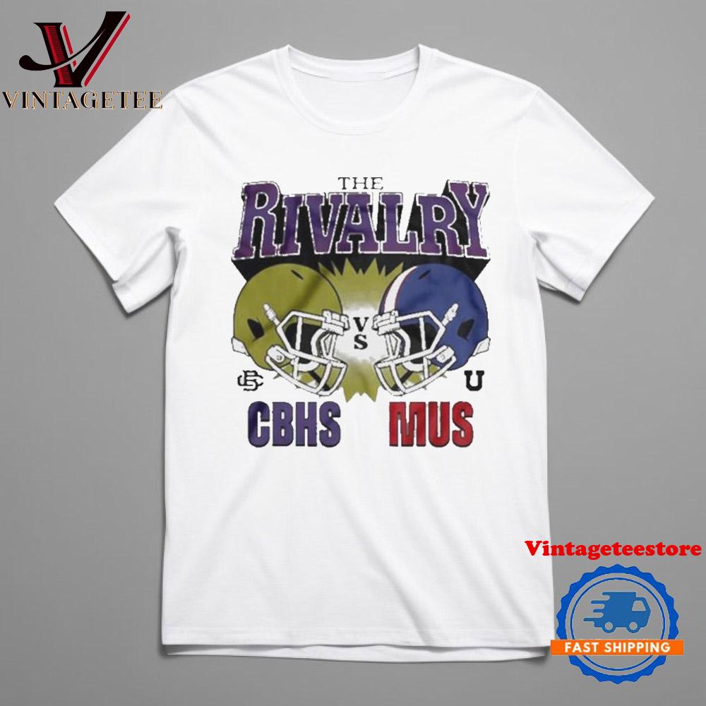 The Rivalry CBHS Purple Wave vs MUS Owls October 18th 2024 Helmets Vintage T Shirt