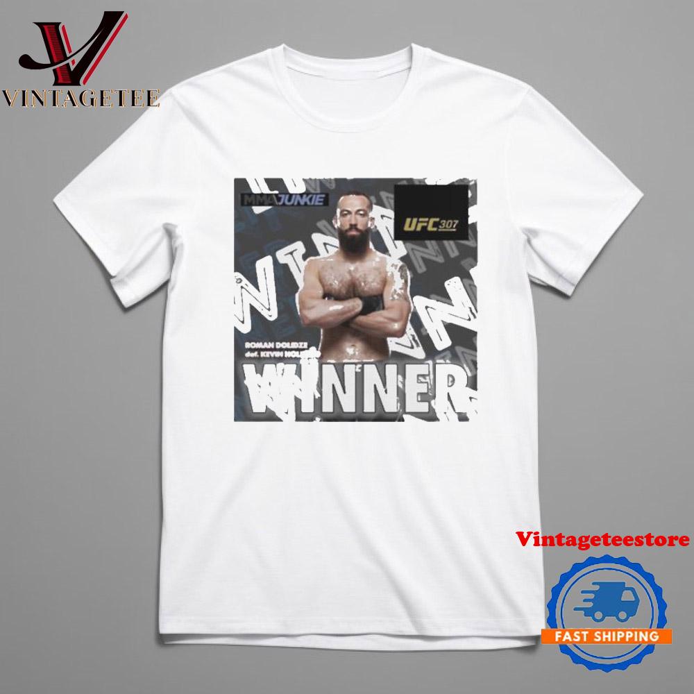 UFC 307 winner Roman Dolidze def. Kevin Holland MMA Junkie 2024 Vintage T Shirt