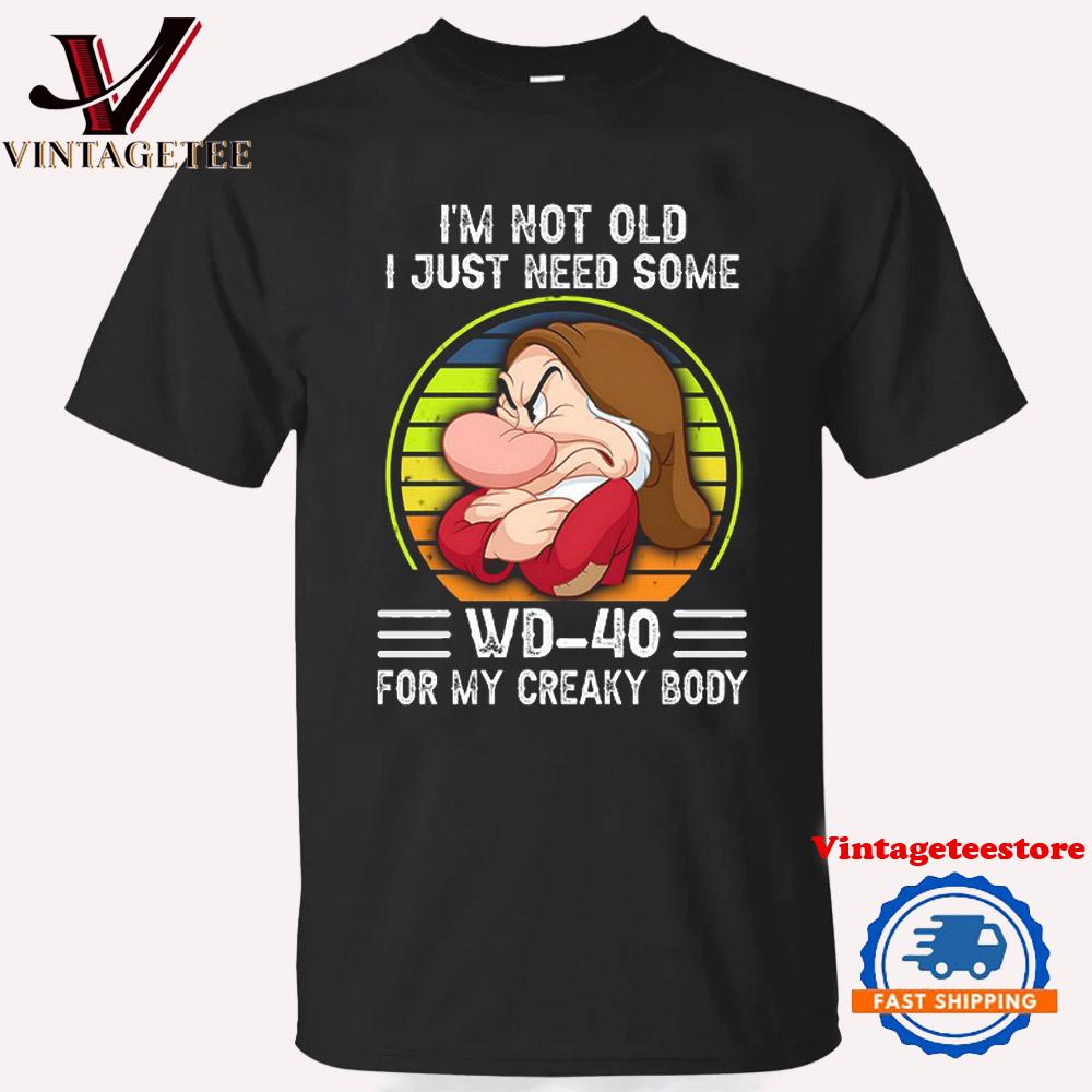 Wd-40 For My Creaky Body Grumpy Unisex T Shirt